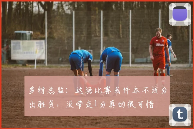多特总监：这场比赛或许本不该分出胜负，没带走1分真的很可惜